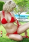Maillot rouge 2 pièces soutien-gorge & culotte avec bracelet - Collection lingerie Luxxa sur Mer